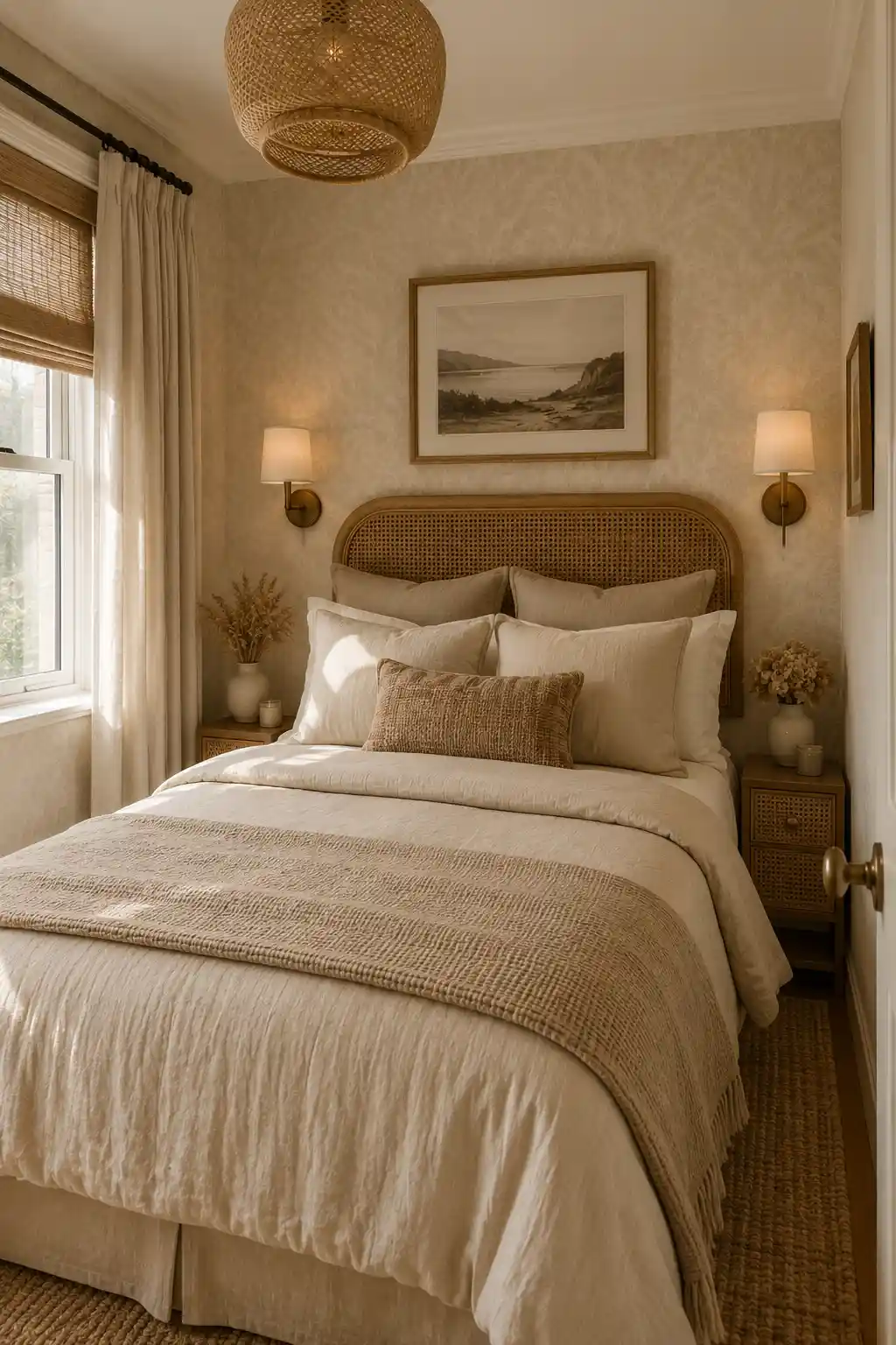 02 Textured Neutral Guest Room
