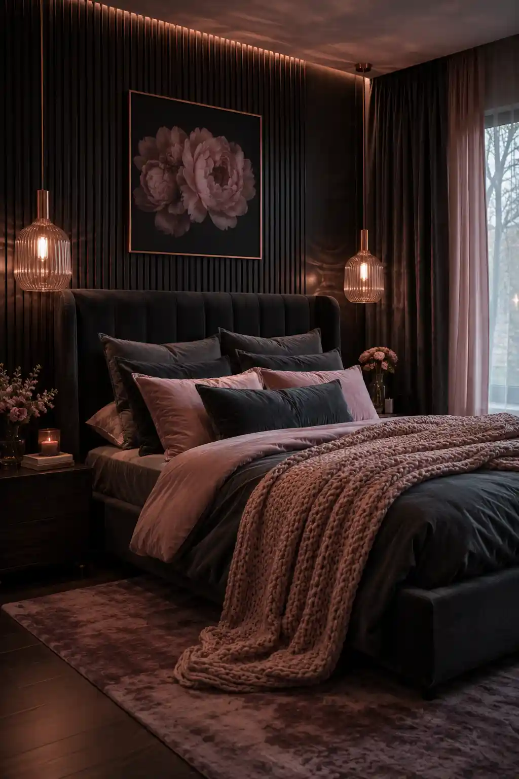 03 Rosy Shadows Bedroom