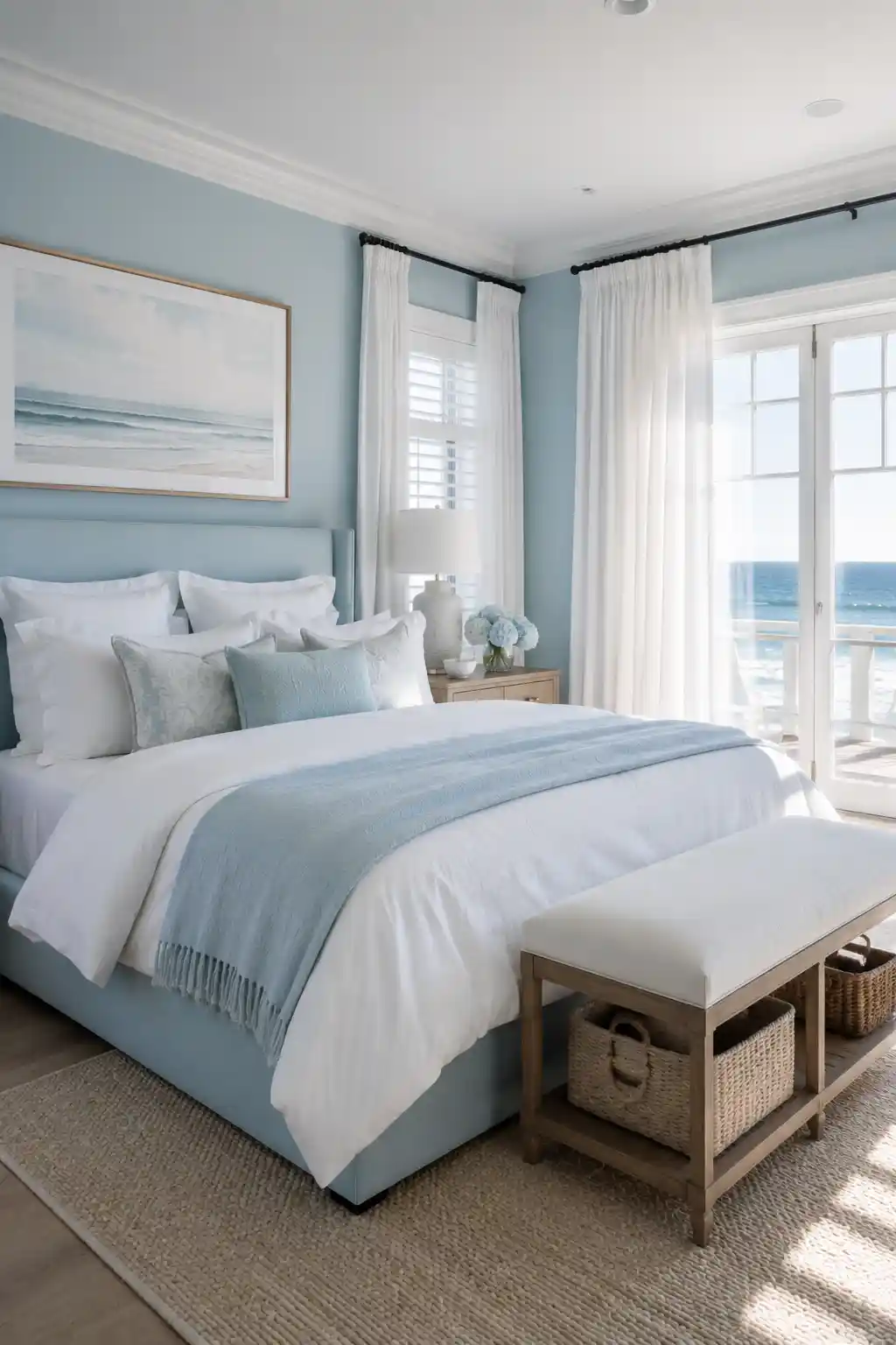 05 Coastal Light Blue Bedroom