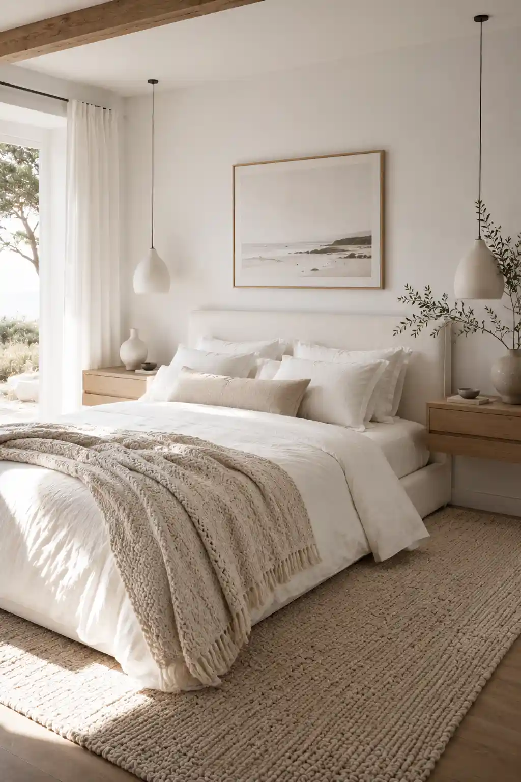 06 Minimalist White Oasis