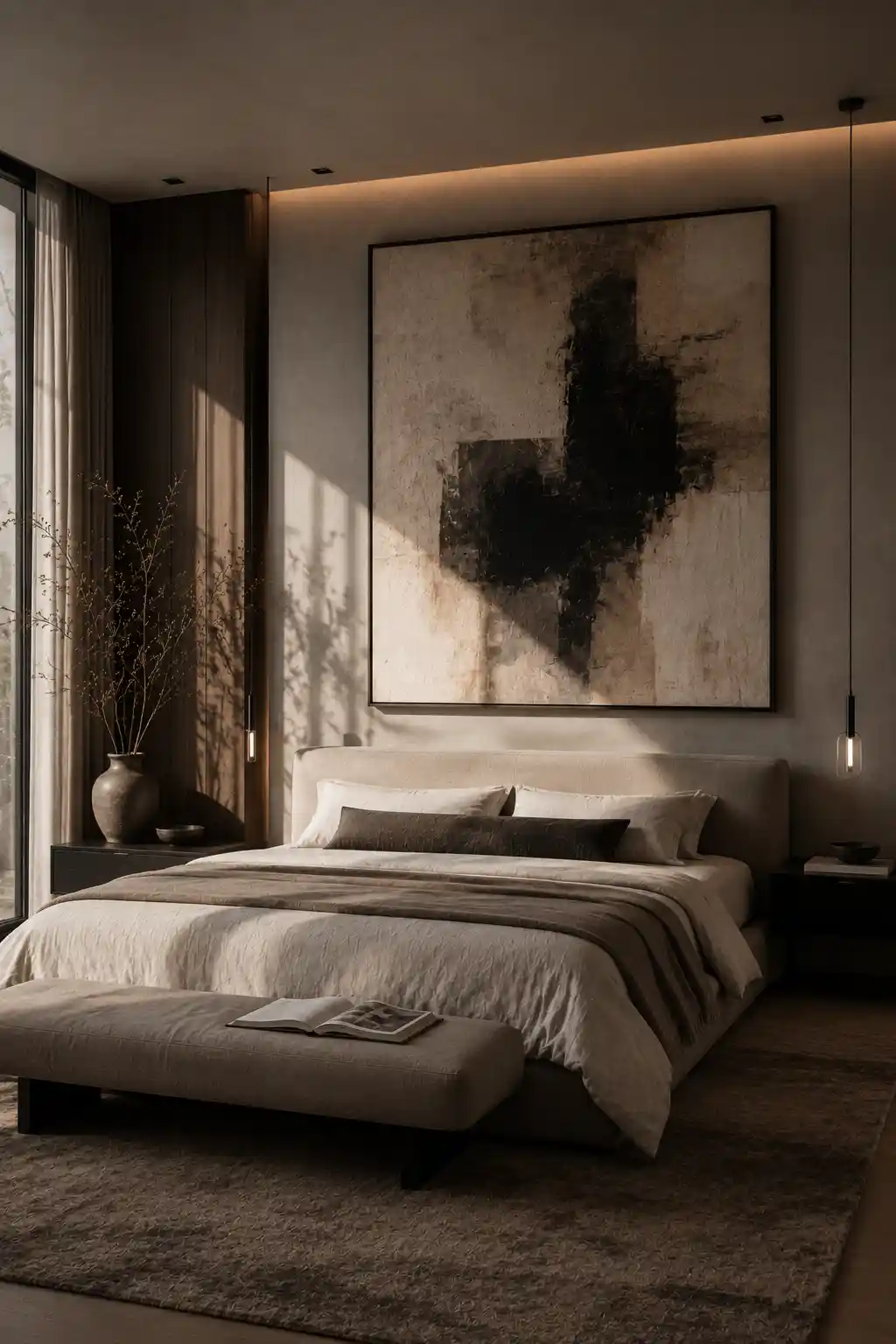 06 Modern Bedroom Art Display
