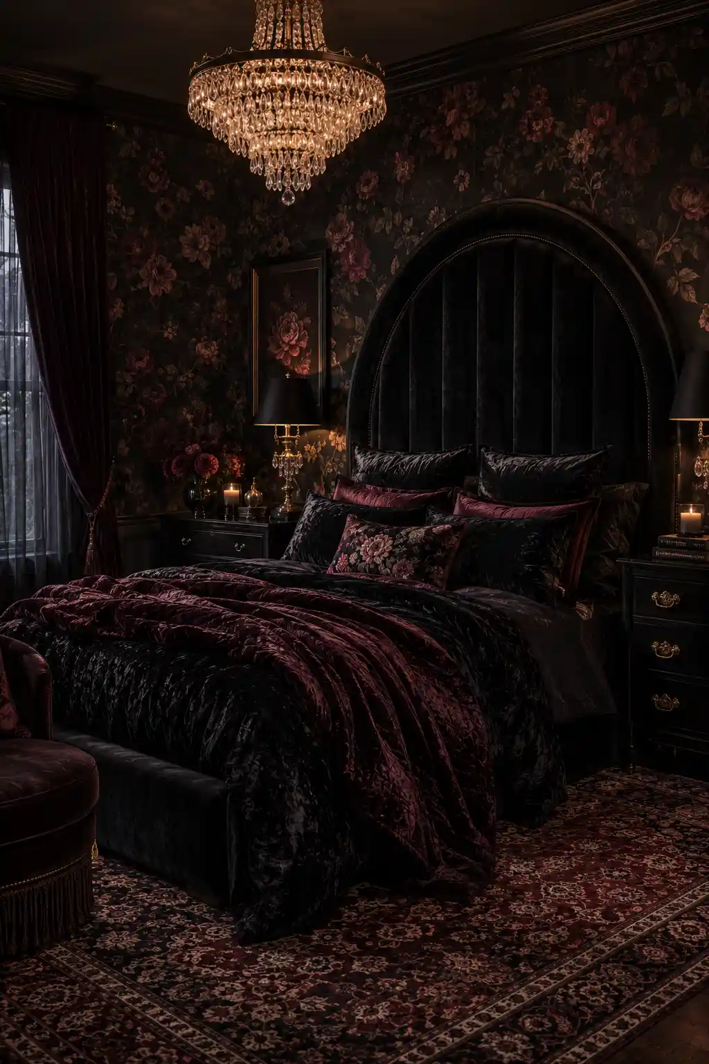 06 Noir Bloom Bedroom