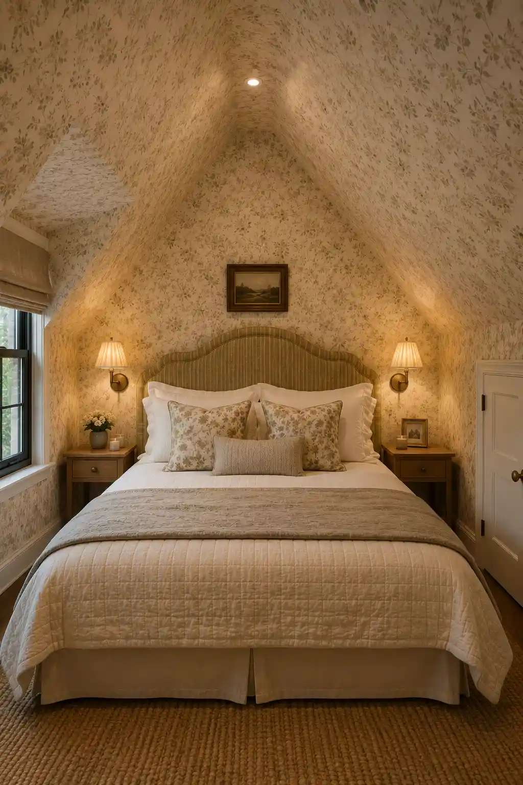 06 Sloped Ceiling Guest Bedroom
