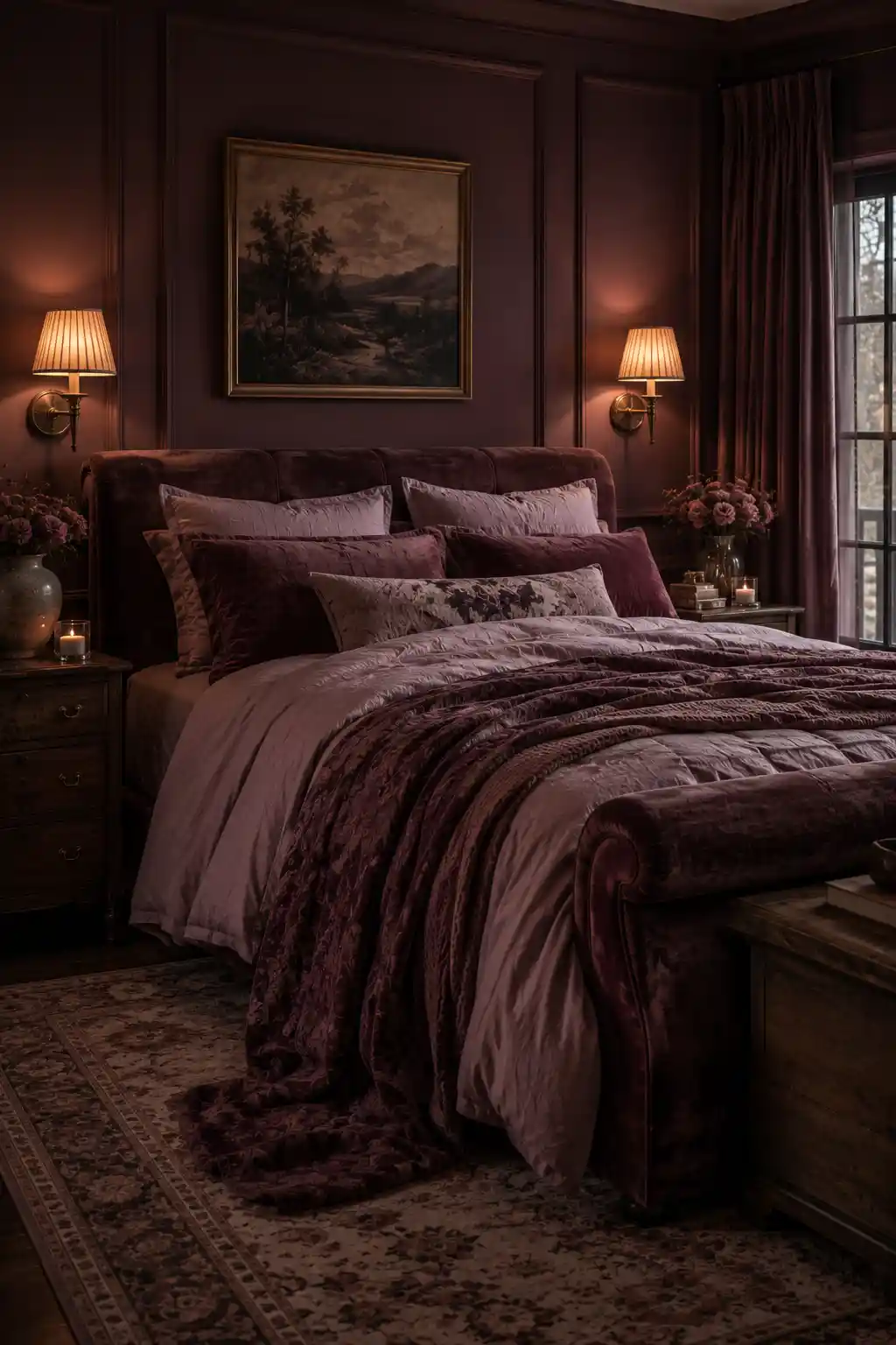 07 Deep Mauve Bedroom