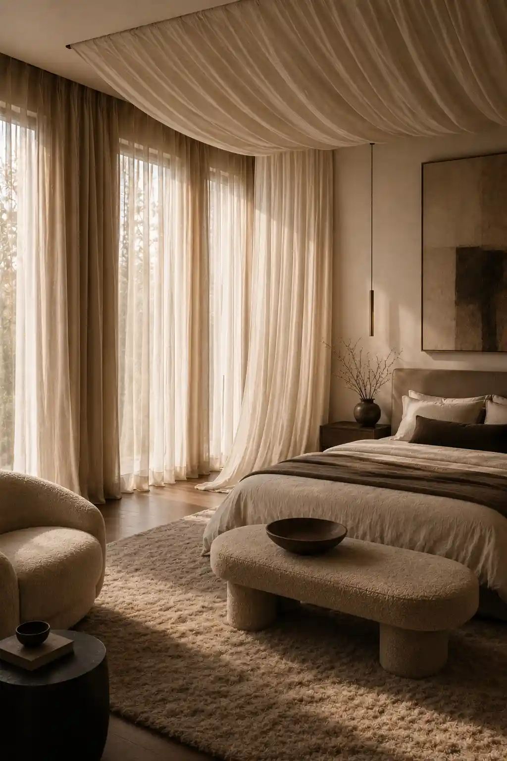 11 Opulent Bedroom Drapery