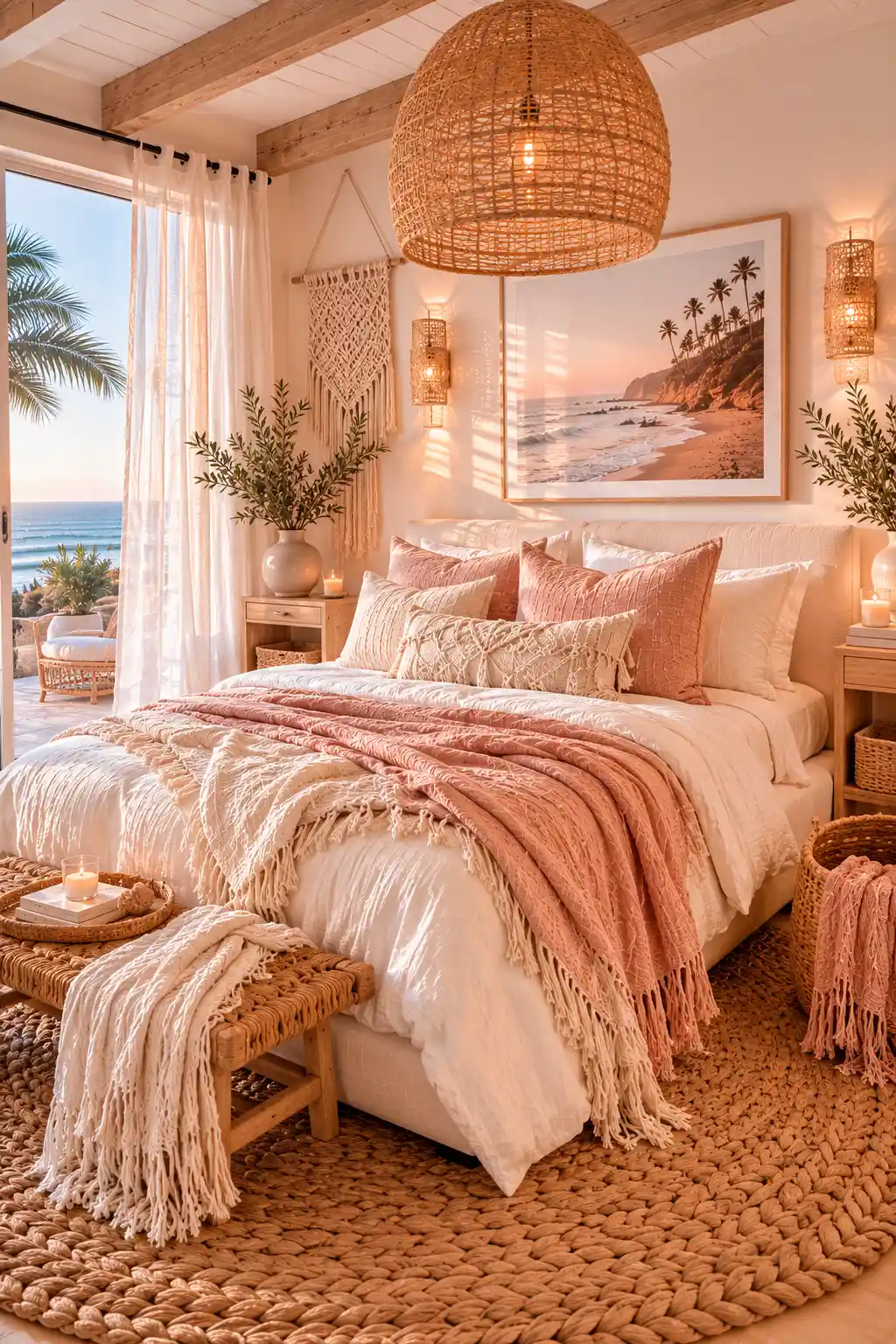 13 Blush Coast Bedroom