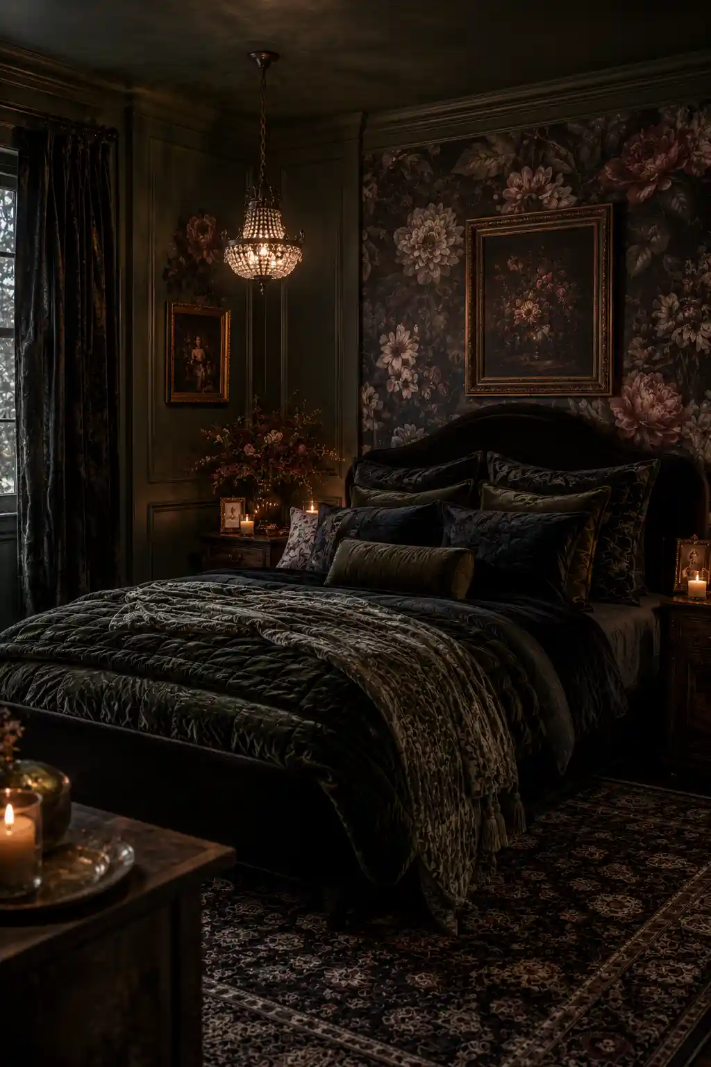 13 Inky Petals Bedroom