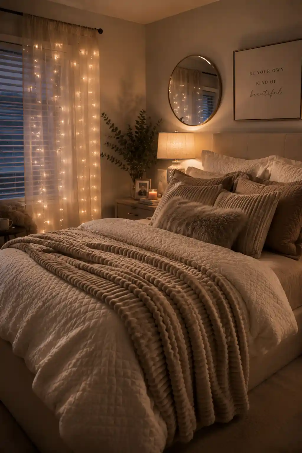 14 Tactile Layered Bedroom