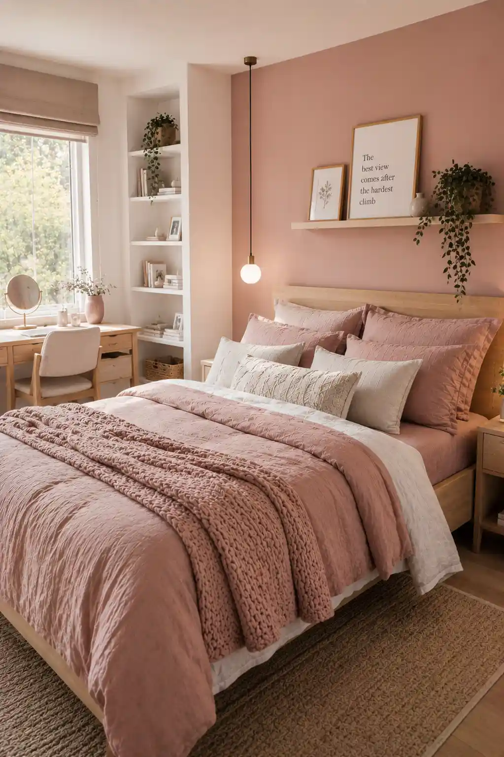 15 Dusty Rose Bedroom