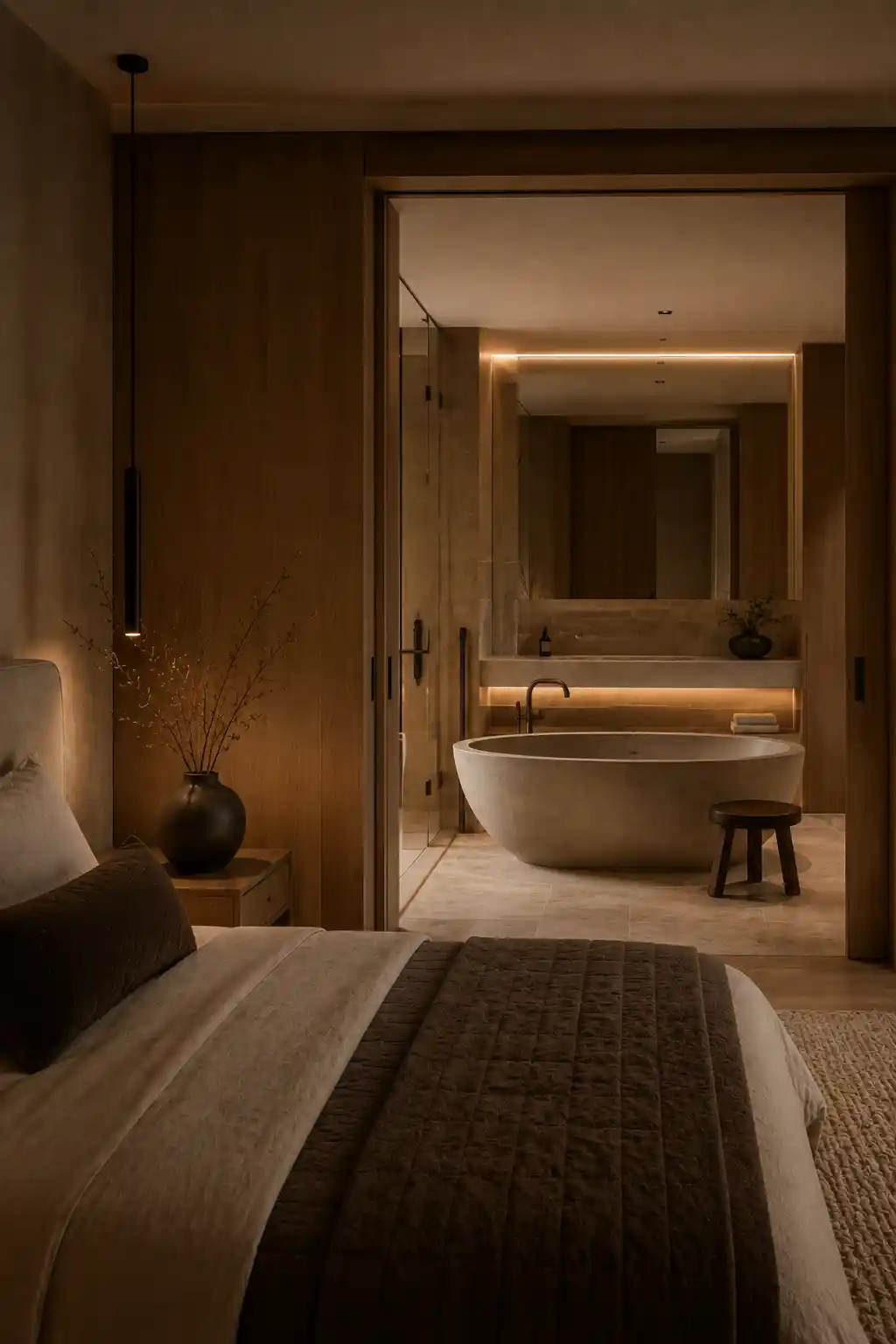 15 Spa Inspired Bedroom Bathroom