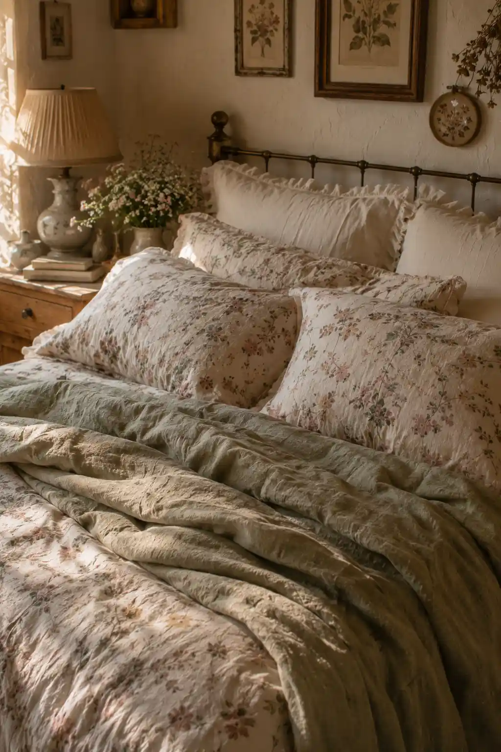 17 Watercolor Floral Linens