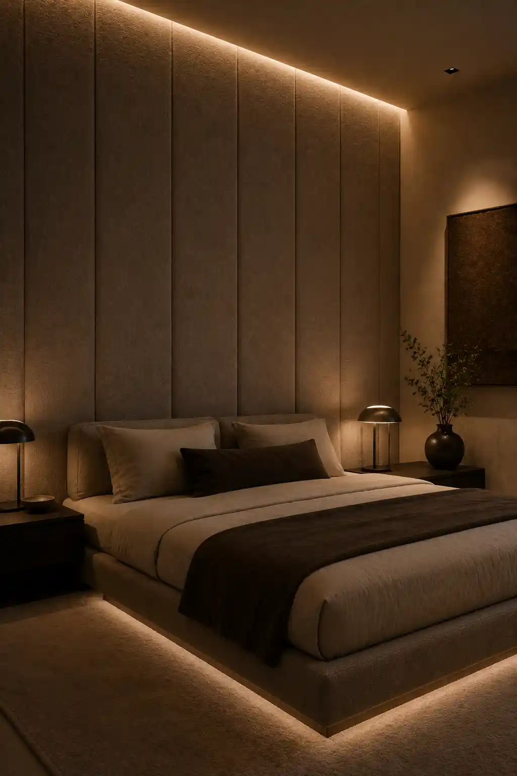 19 Oversized Headboard Bedroom