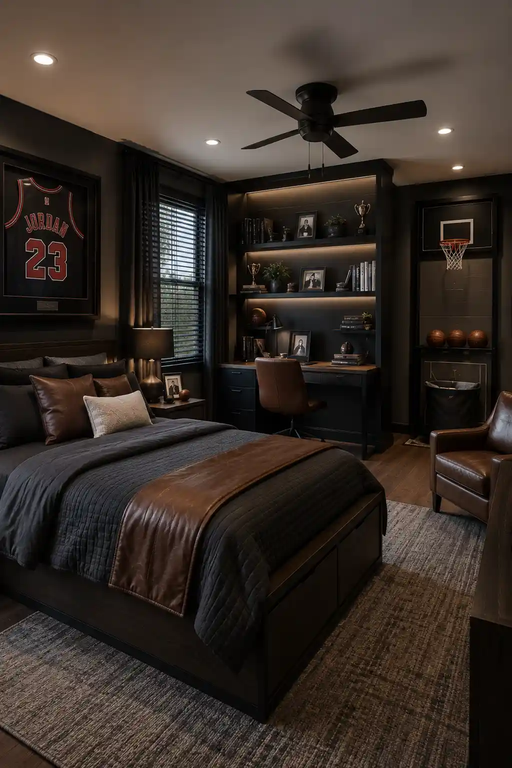 2 Sophisticated Sports Inspired Teen Room