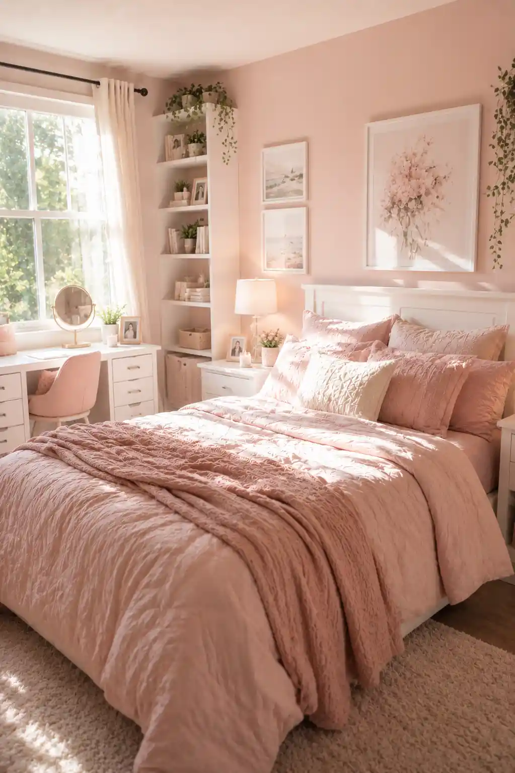 25 Sweet Blush Bedroom
