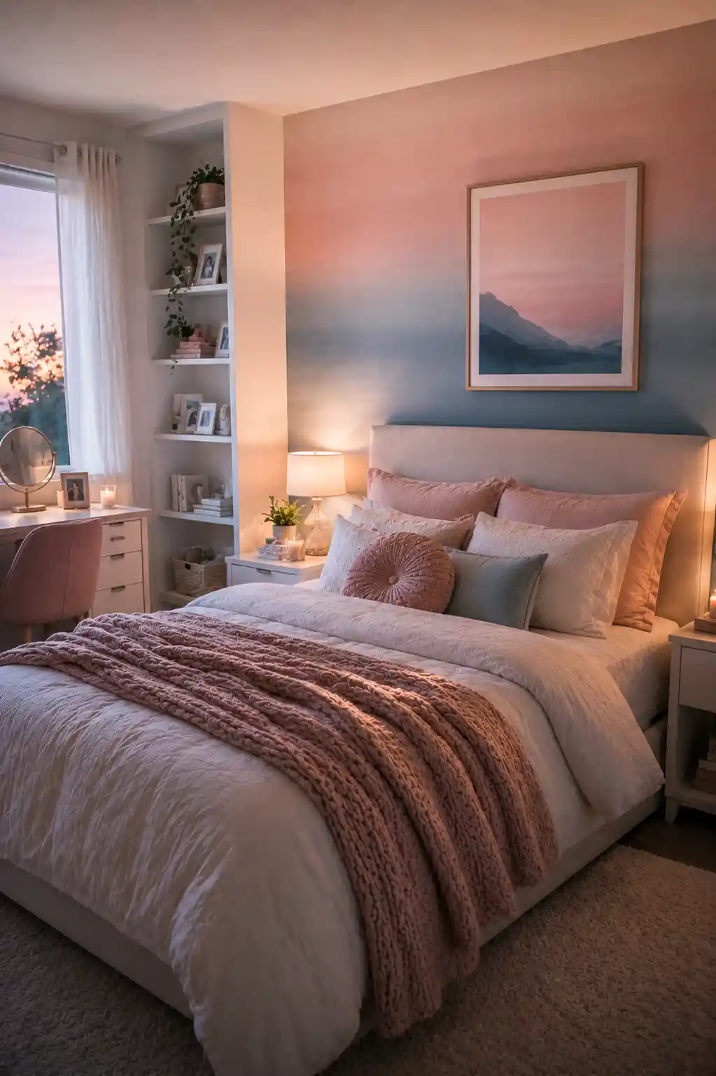 27 Gradient Glow Bedroom