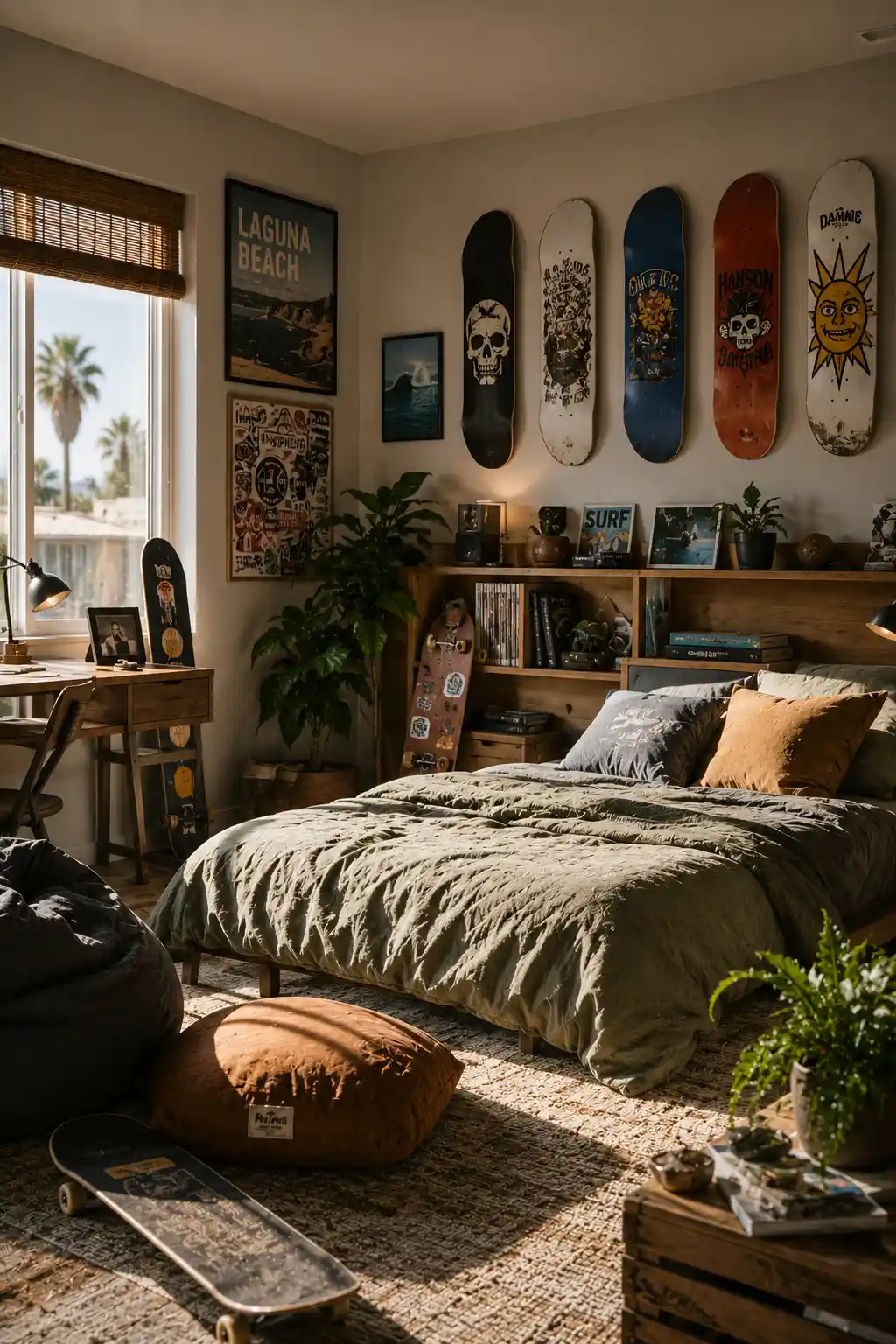7 Surf And Skate Teen Bedroom Vibe