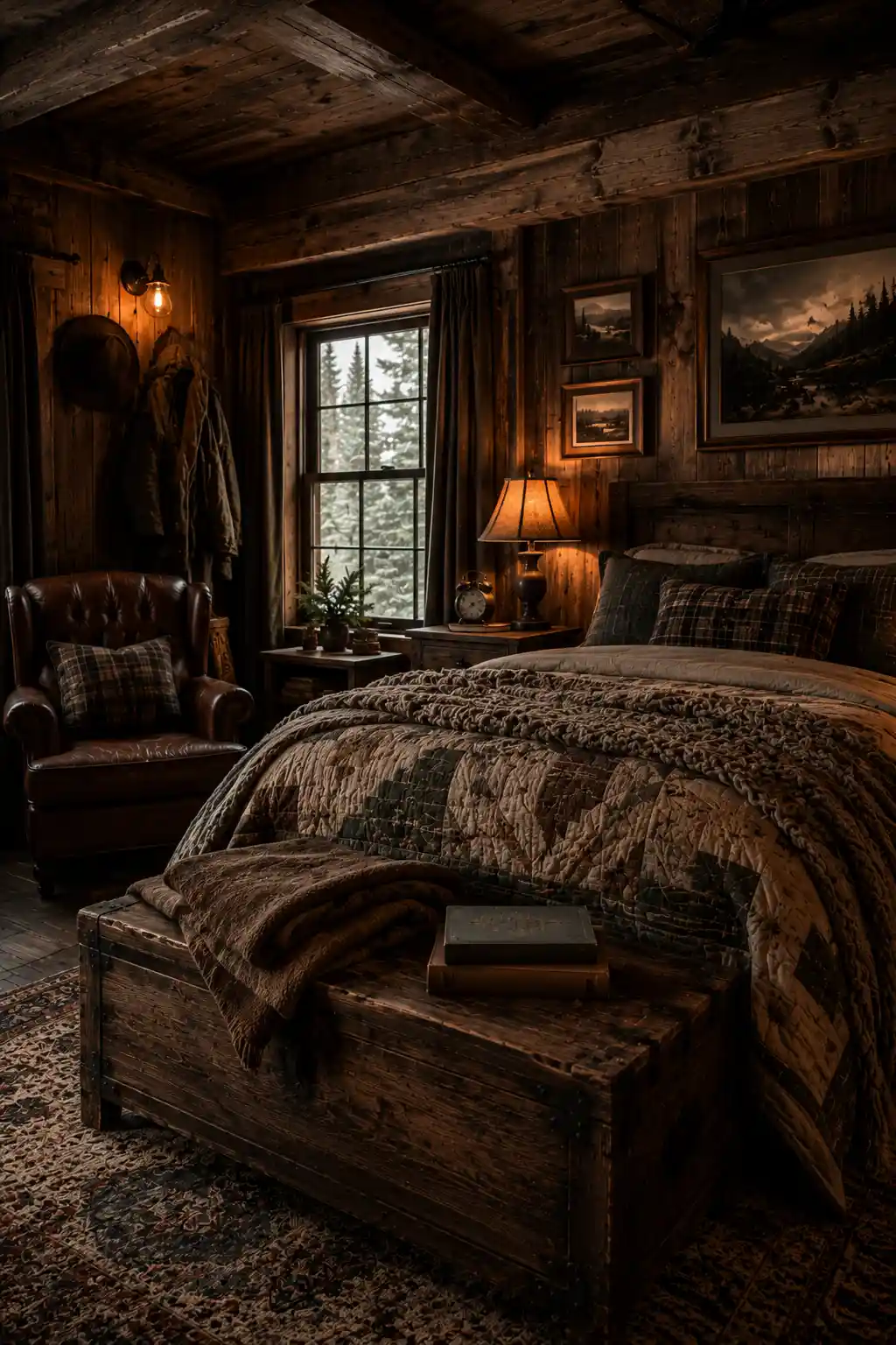 7 Vintage Rustic Cabin Bedroom