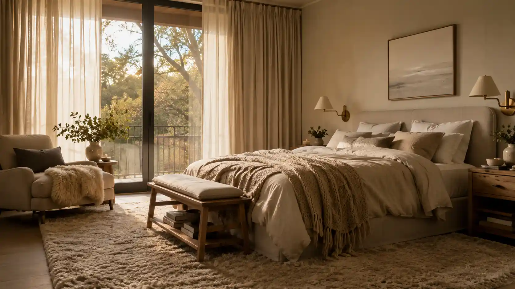 Cozy Neutral Bedroom Ideas