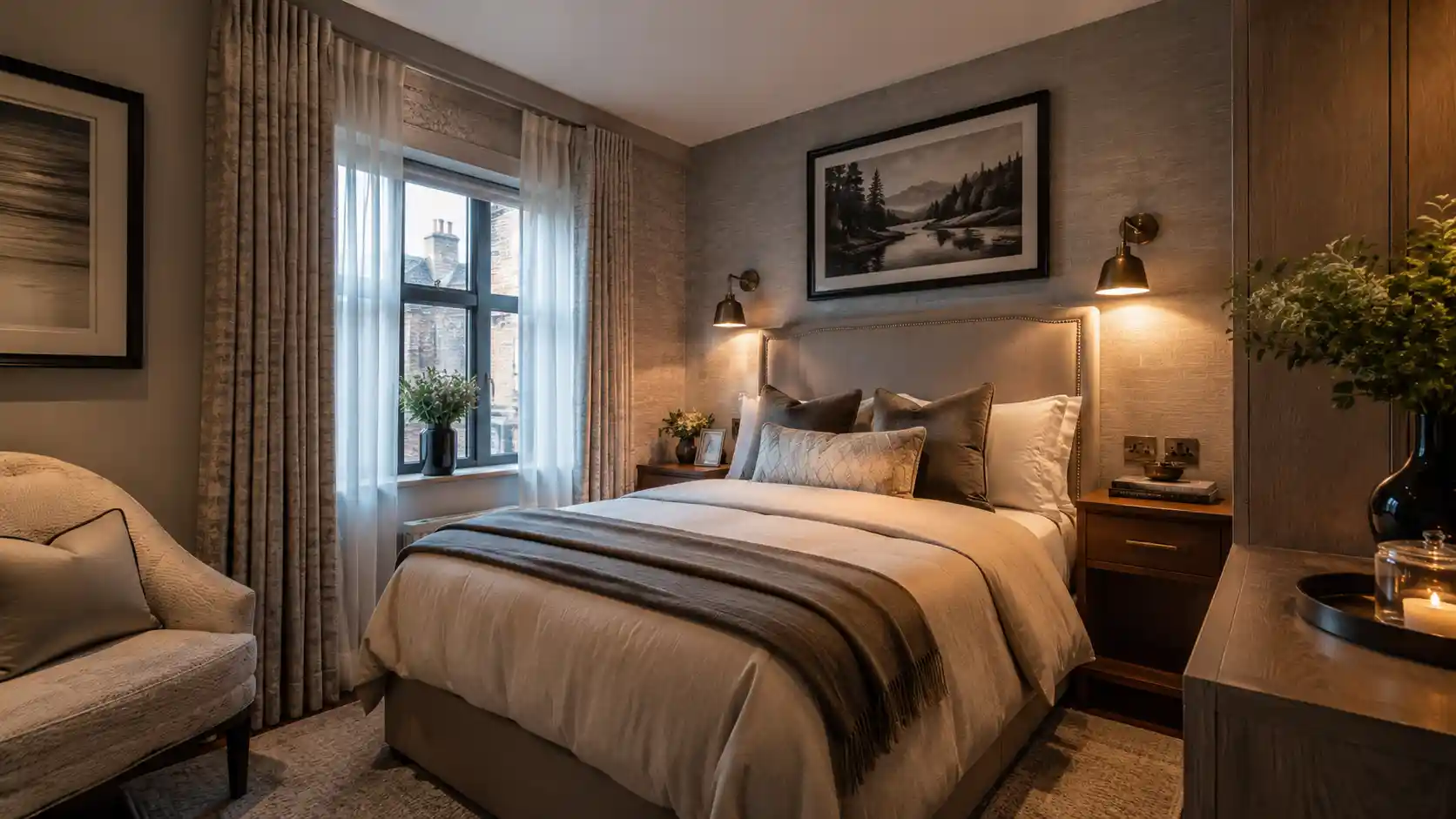 Main Small Guest Bedroom Luxury