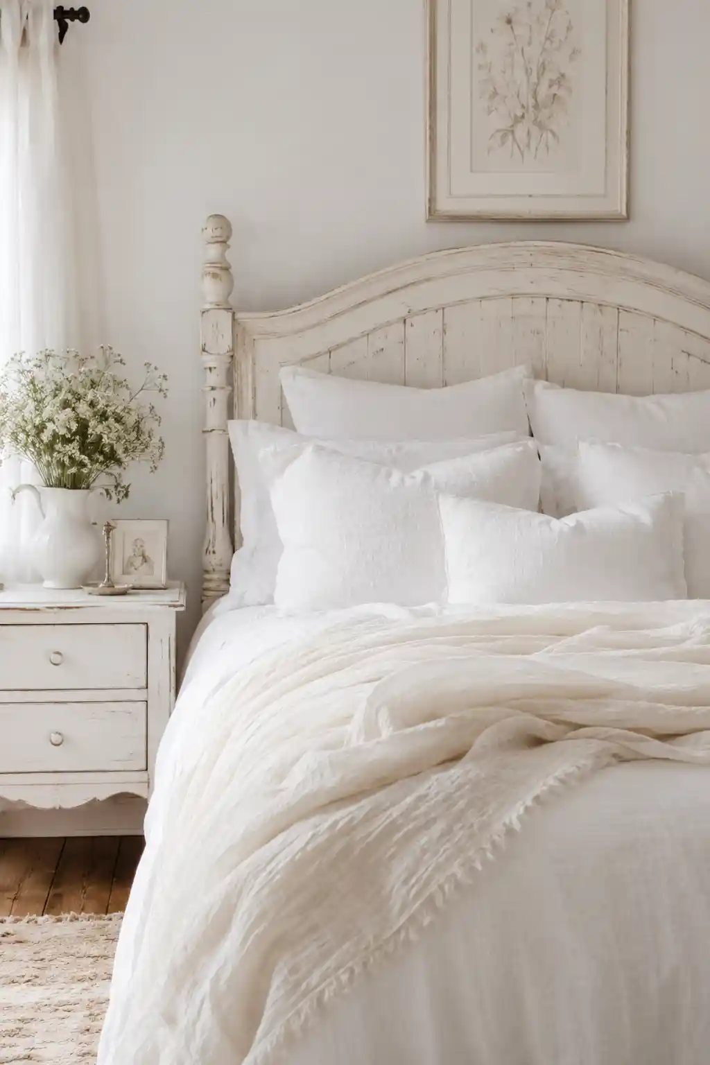 Minimal Elegance Shabby Bedroom0A