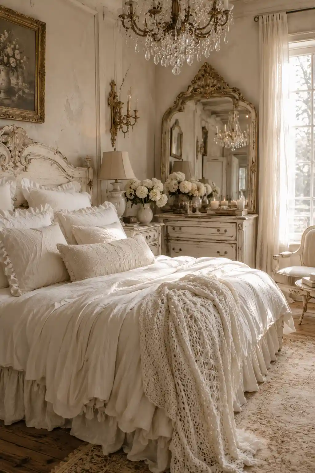 Subtle Luxe Shabby Bedroom0A