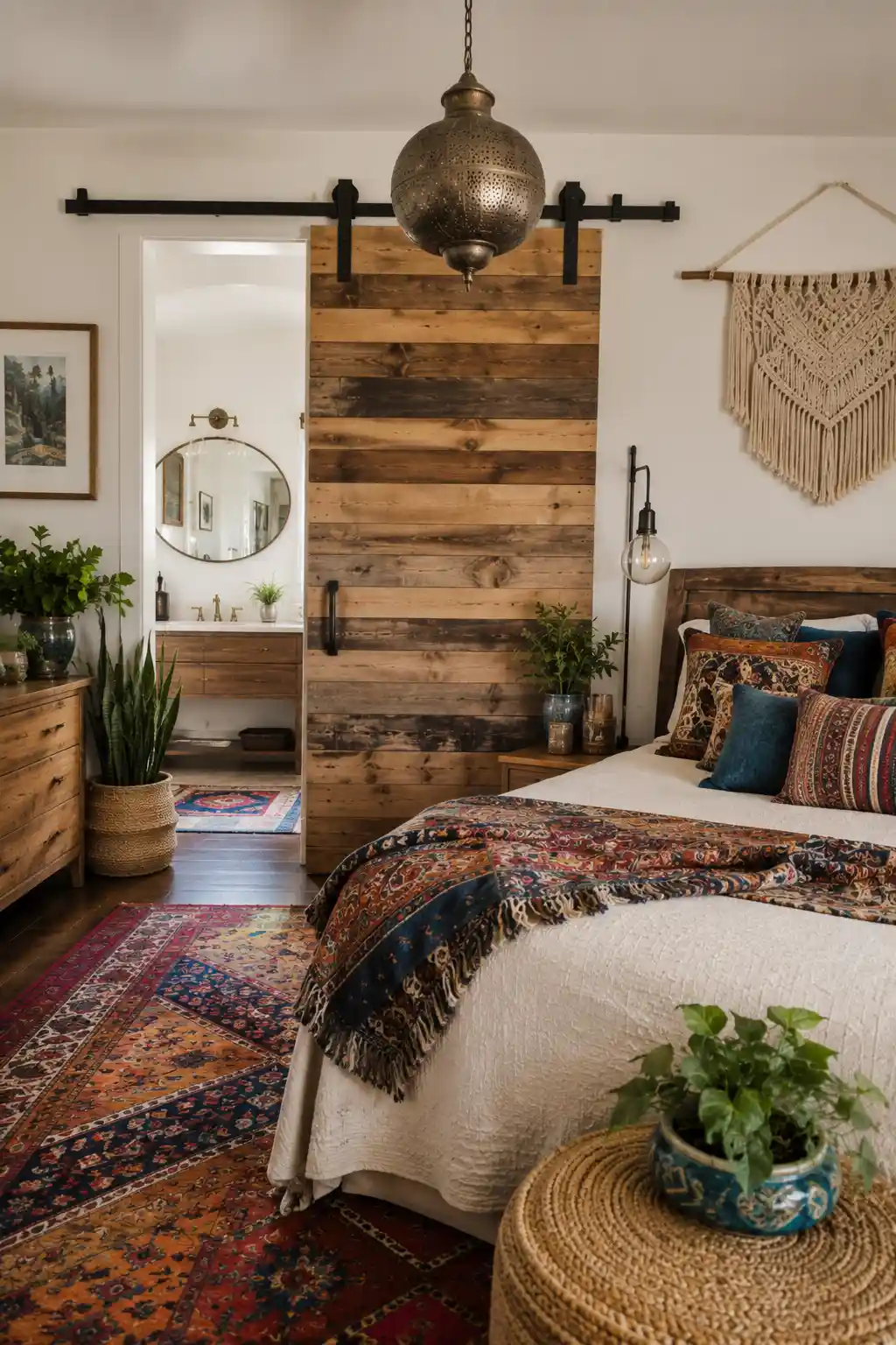Creative DIY Upcycled Pallet Barn Doors