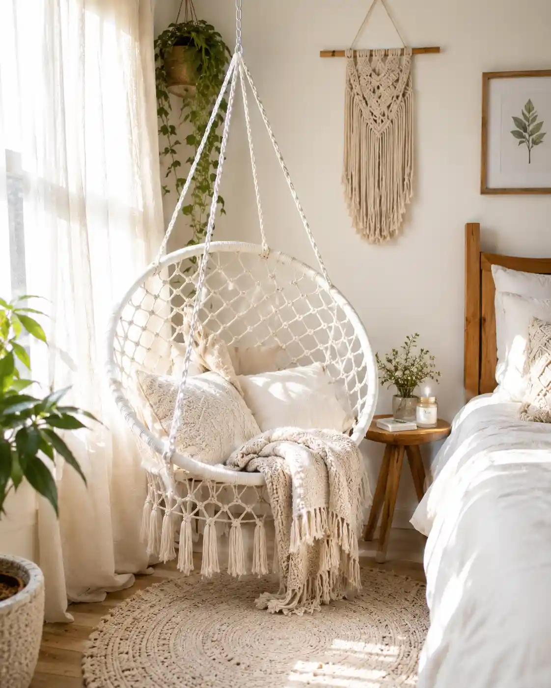 Cozy Hanging Egg Chairs