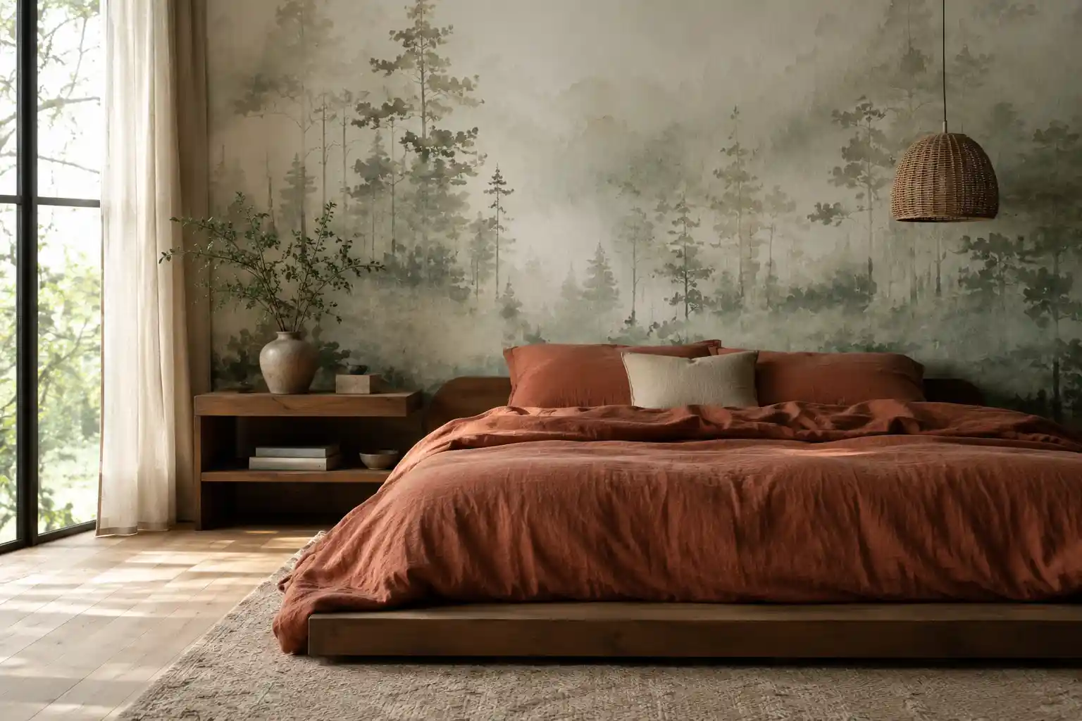 Creating a Visual Escape with Botanical Murals