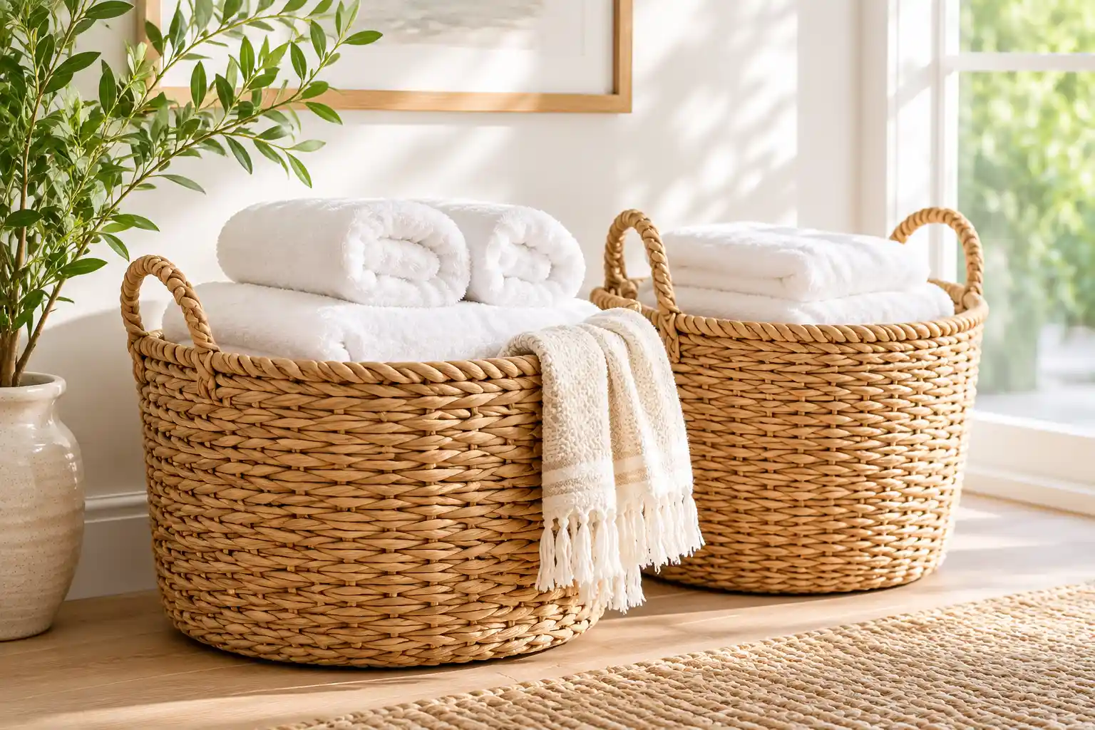 Wicker Storage Baskets