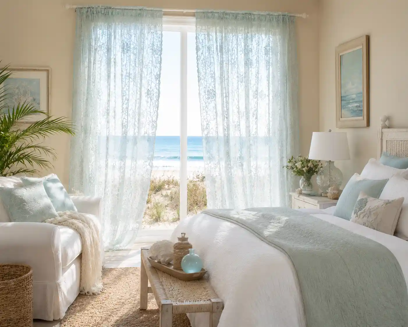 Coastal Breeze Blue-Tinted Lace