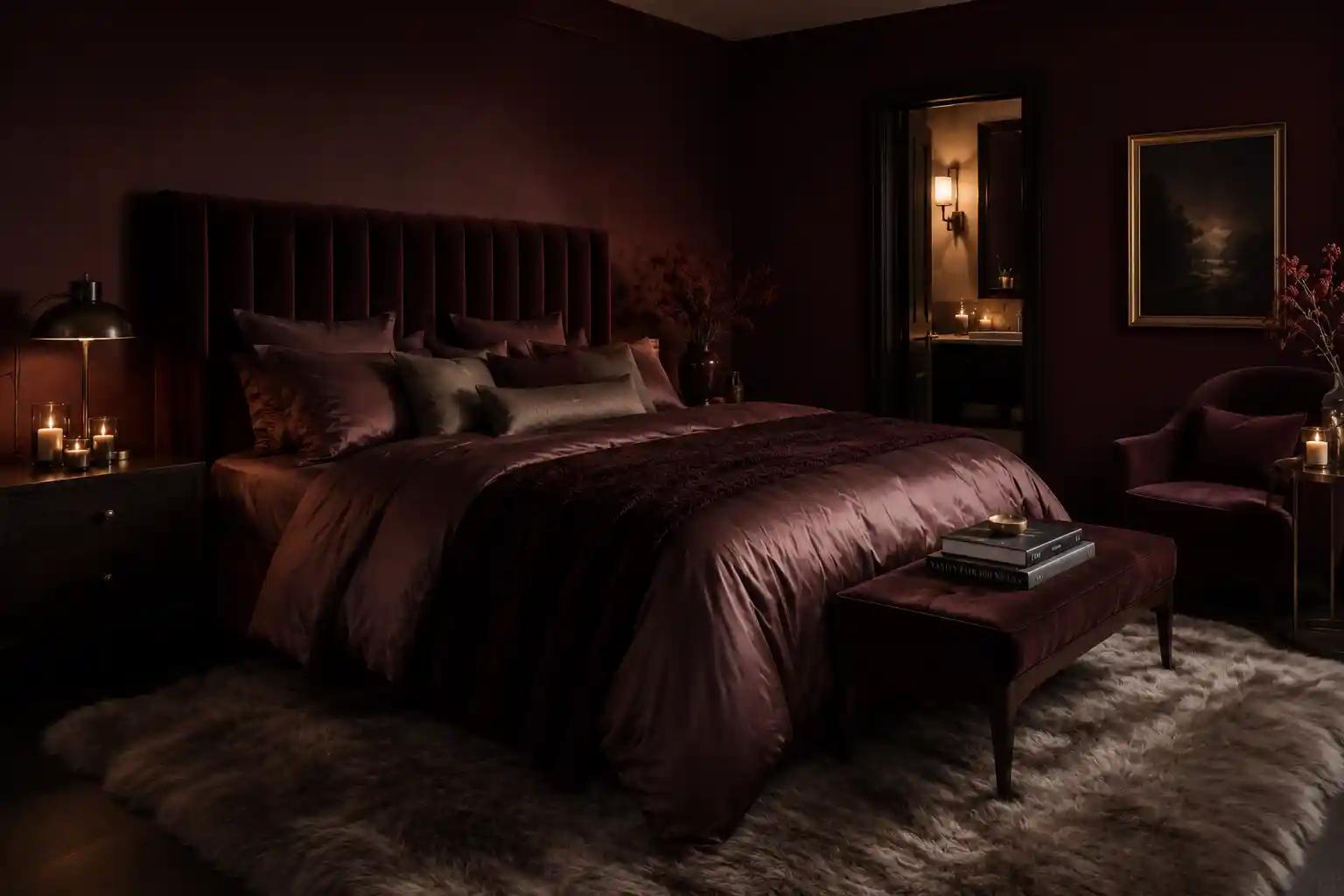 Dusty Burgundy for Passionate Warmth