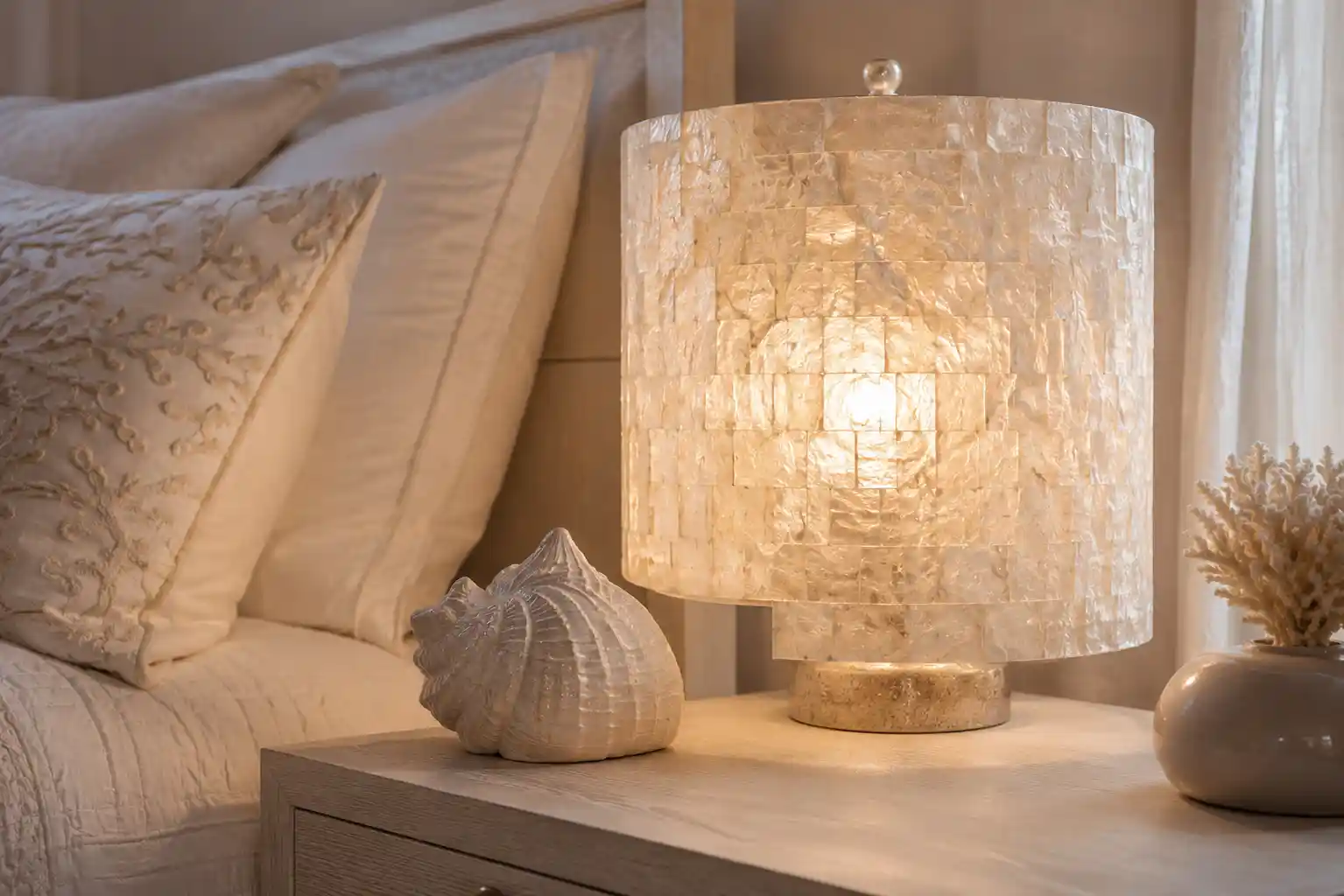Whimsical Shell-Inspired Sculptural Decor