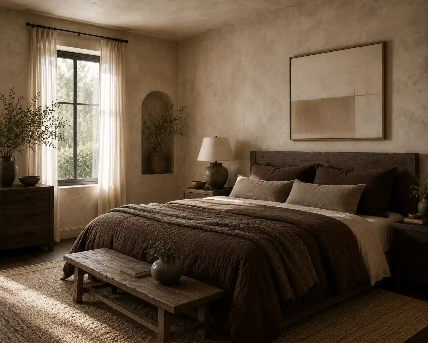 Textured Lime Wash Walls