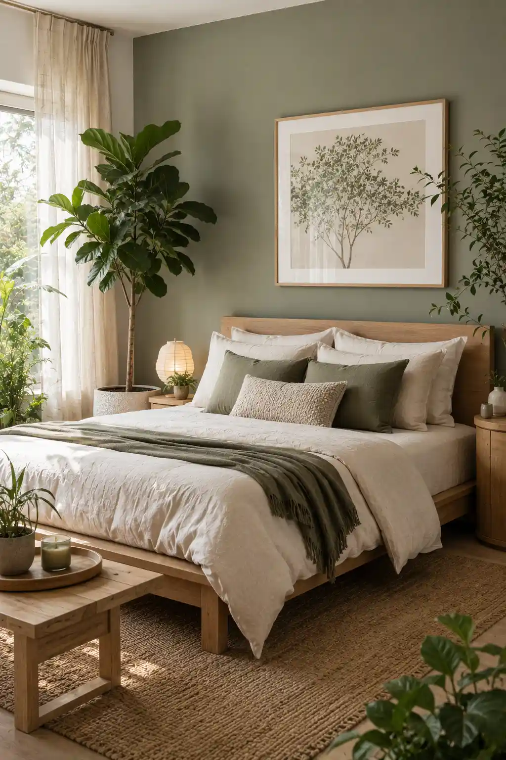 Zen Sage Green and Warm Neutrals
