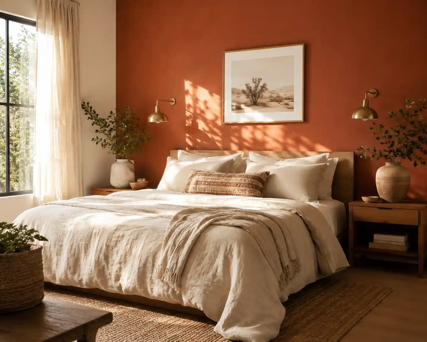 Terracotta Accent Wall
