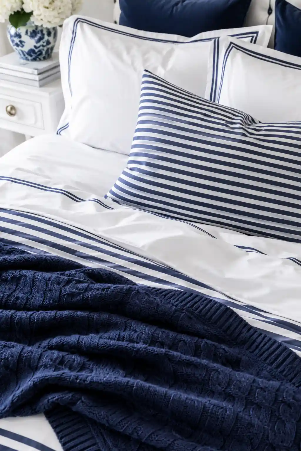 Timeless Striped Bedding and Textiles