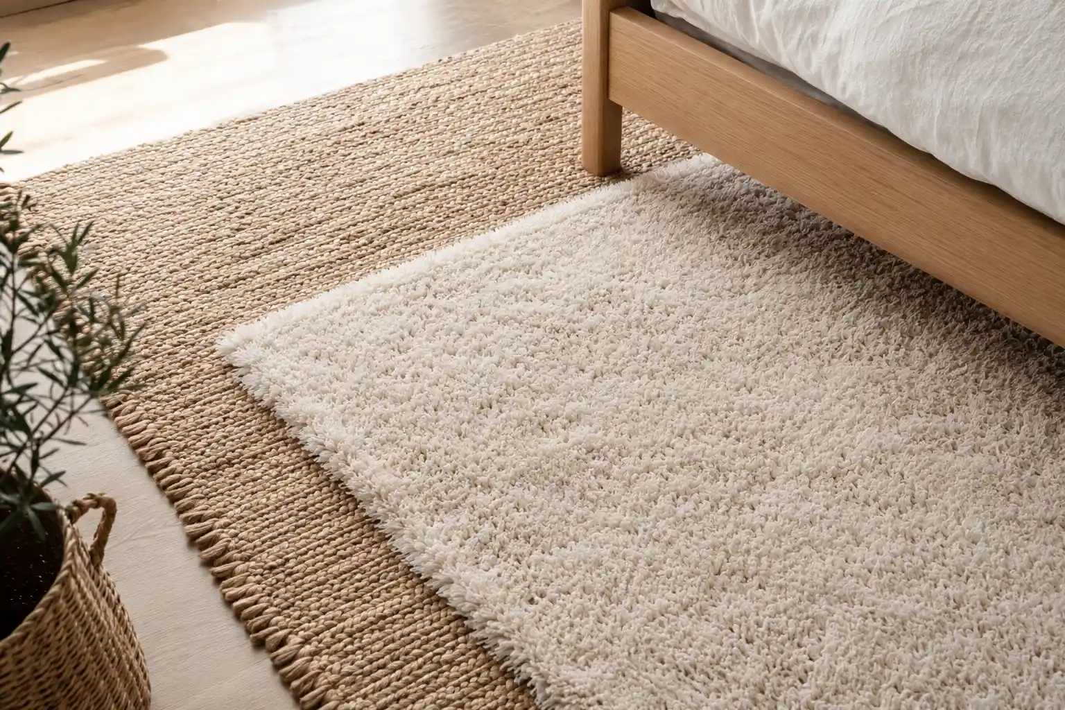 Layer Natural Jute and Sisal Rugs