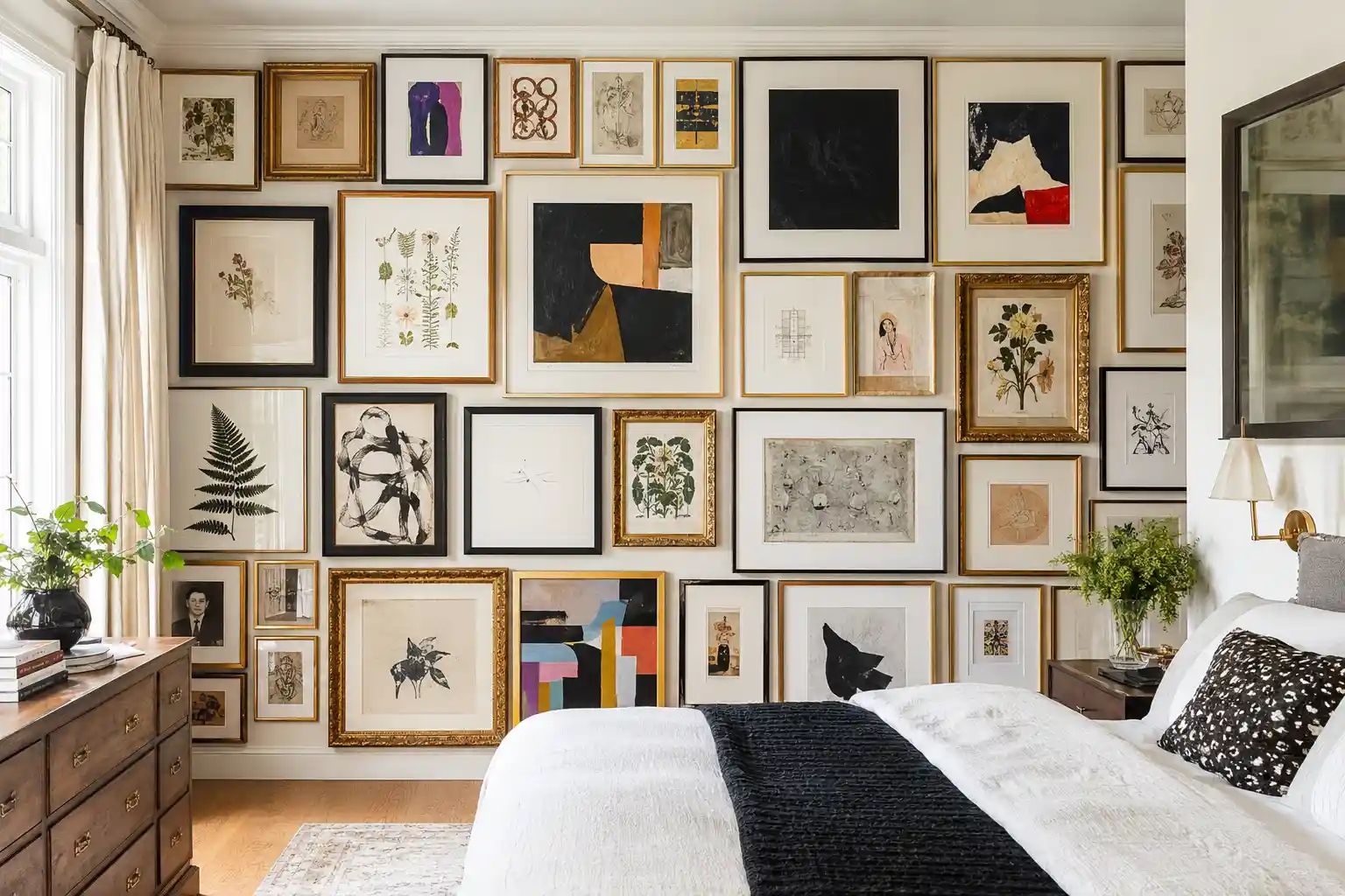 Floor-to-Ceiling Gallery Wall