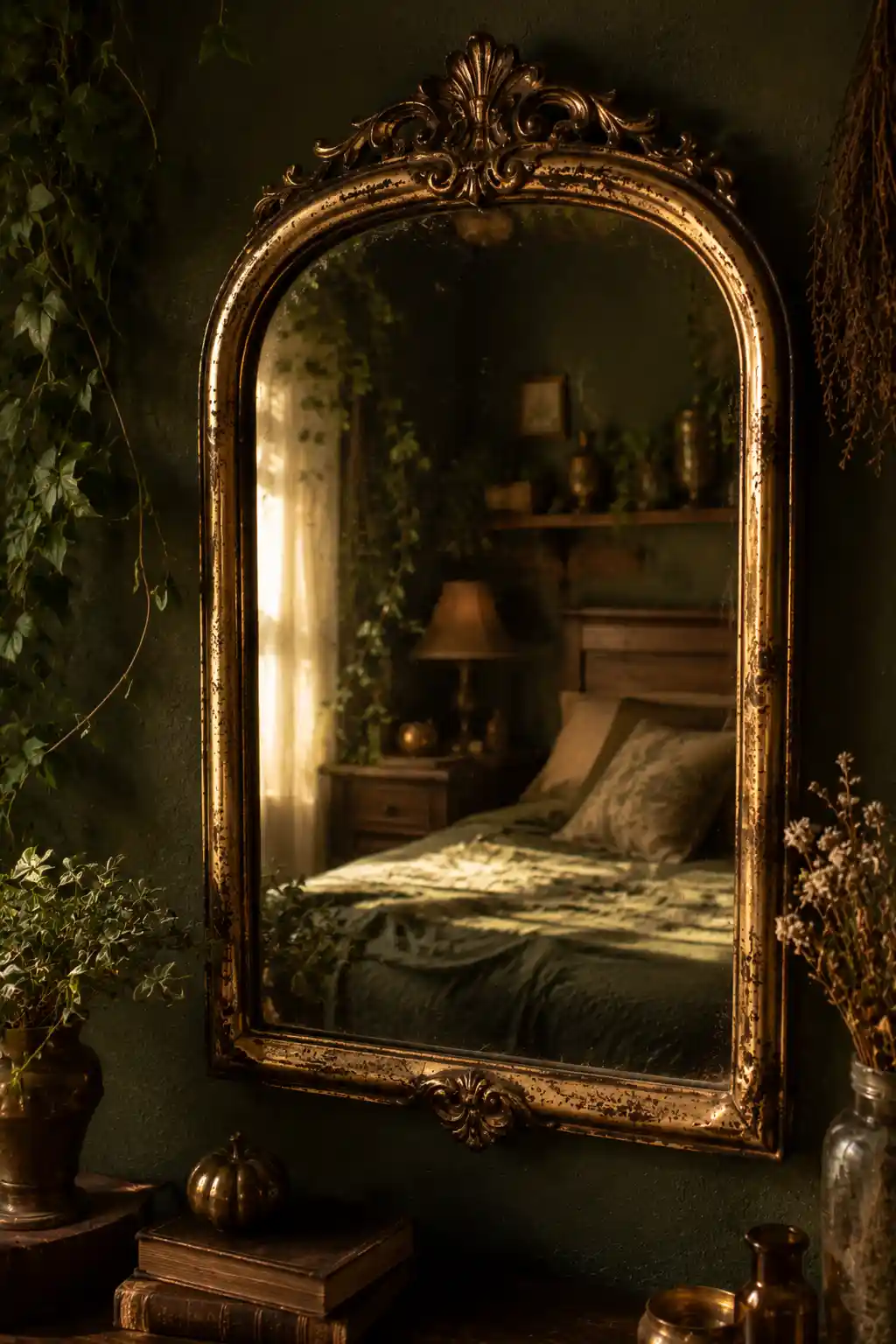 Tarnished Brass and Antique Accents