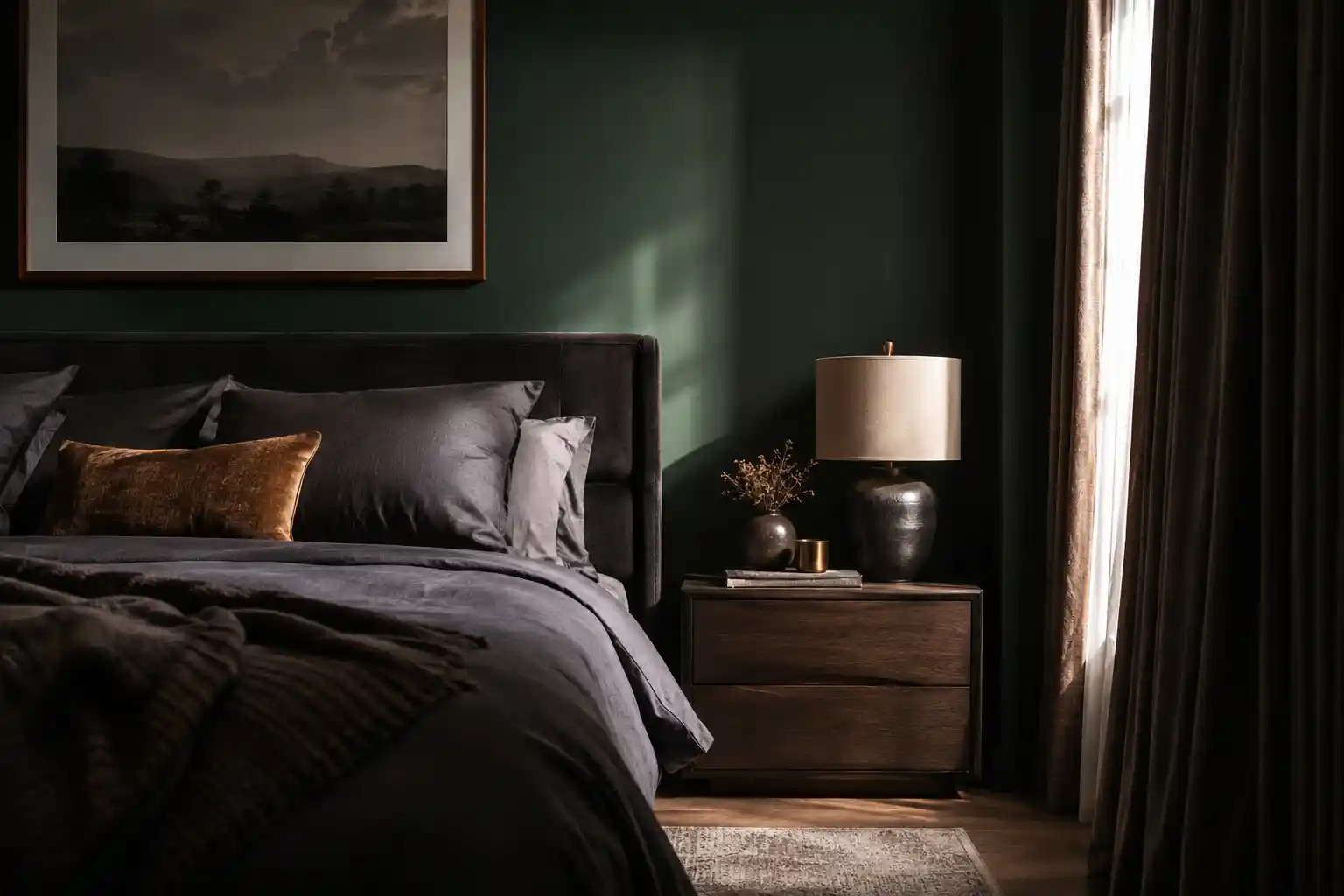 Embrace Deep Jewel-Toned Walls