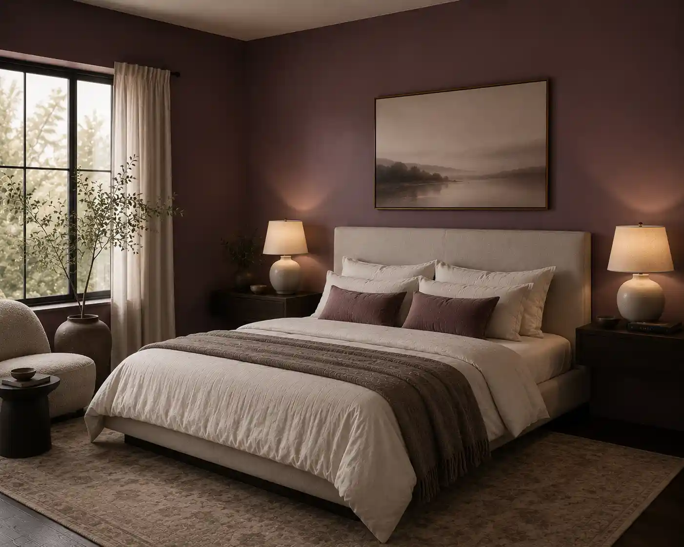 Deep Plum Accents