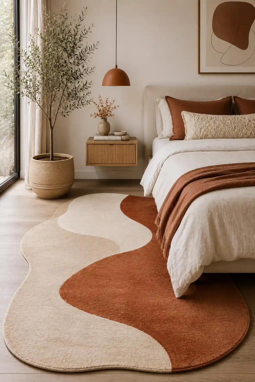 Abstract Organic Shape Rugs