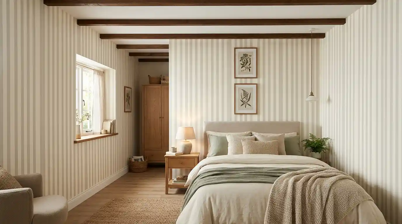 22 Use Vertical Stripes To Fake Ceiling Height Clean