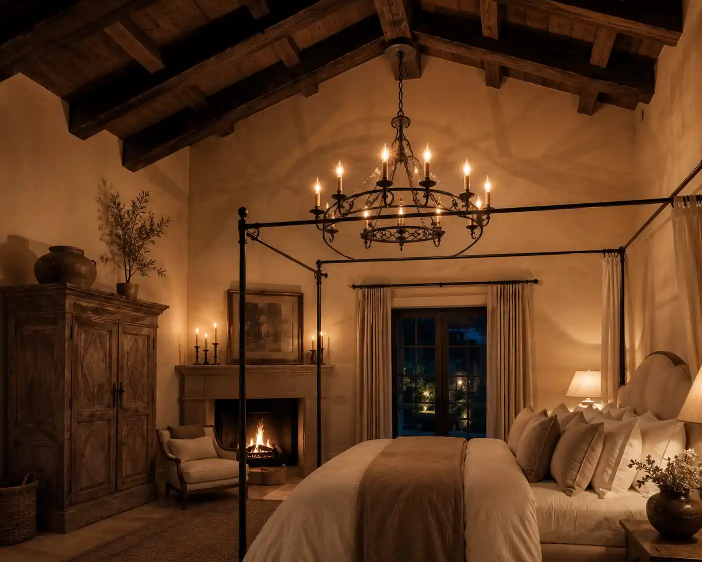 Rustic Wrought Iron Chandeliers