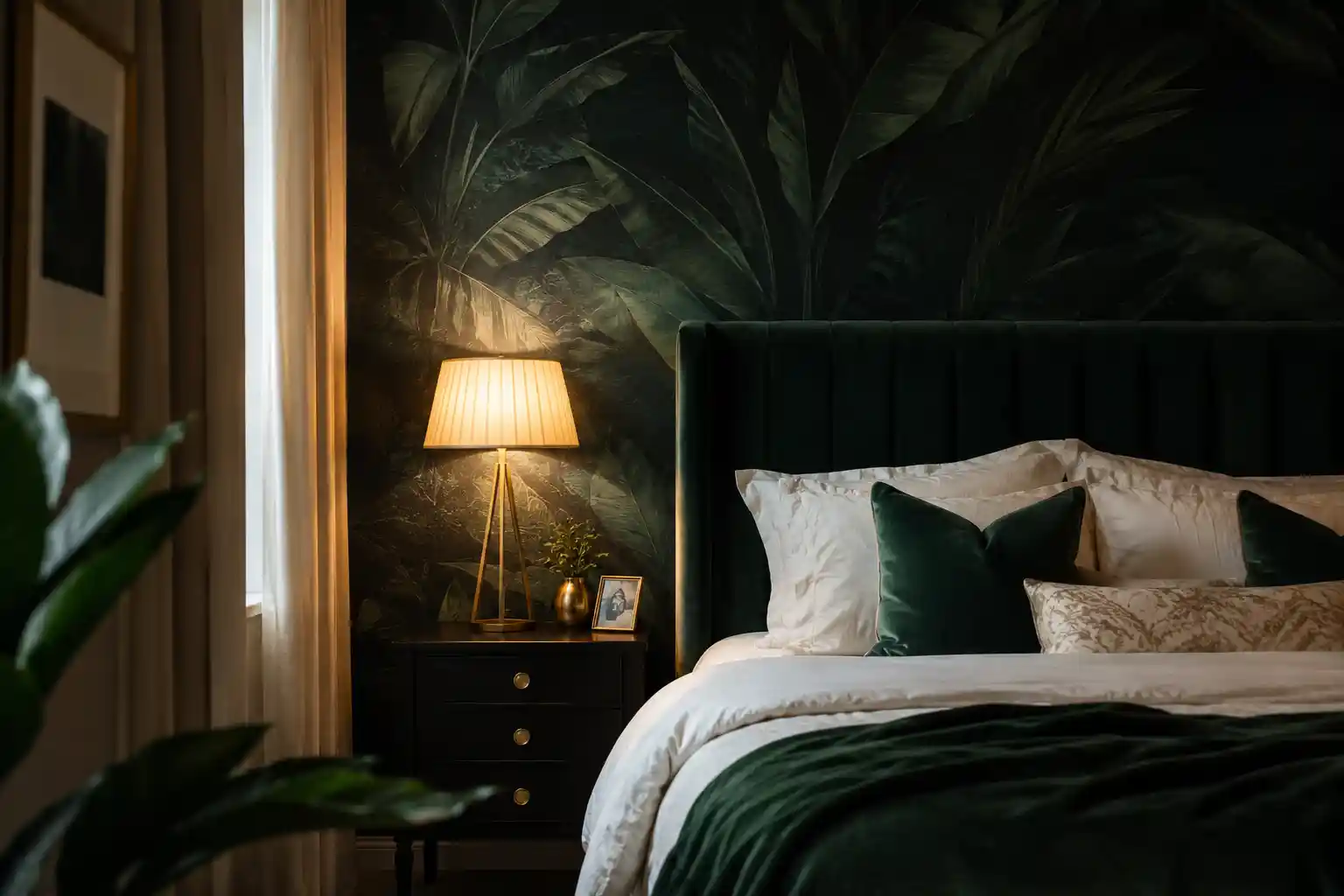 Deep Emerald Botanical Prints