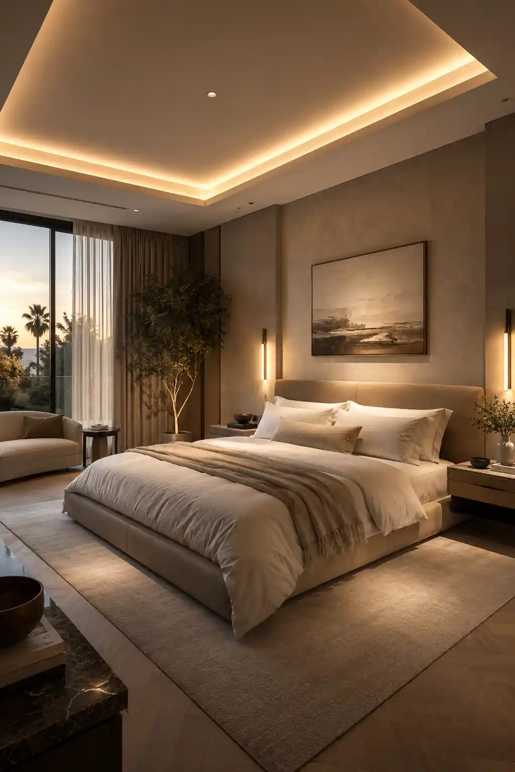 Architectural Cove Lighting for a Floating Effect