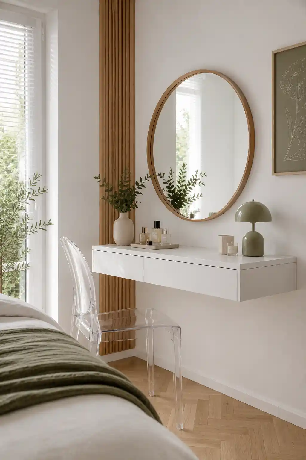 Space-Saving Wall-Mounted Floating Station