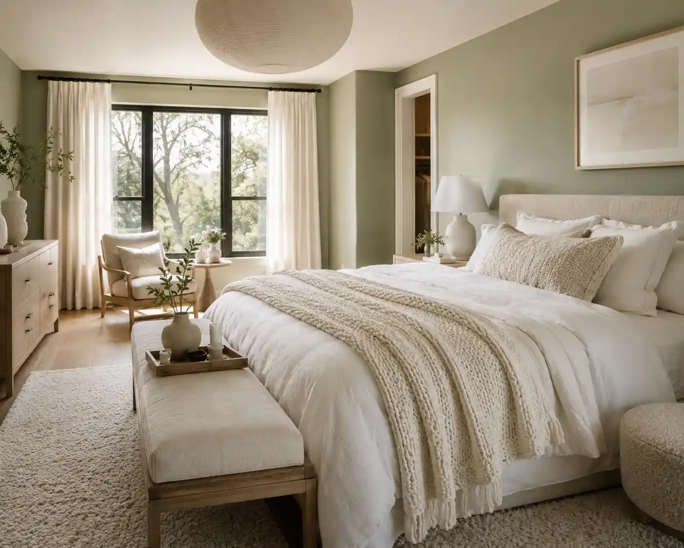 Brightening the Space with Cream and Ivory Accents