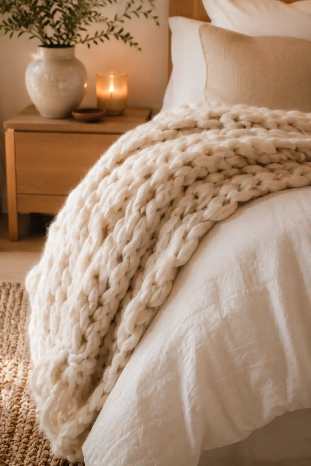 Chunky Knit Throws for Extra Warmth