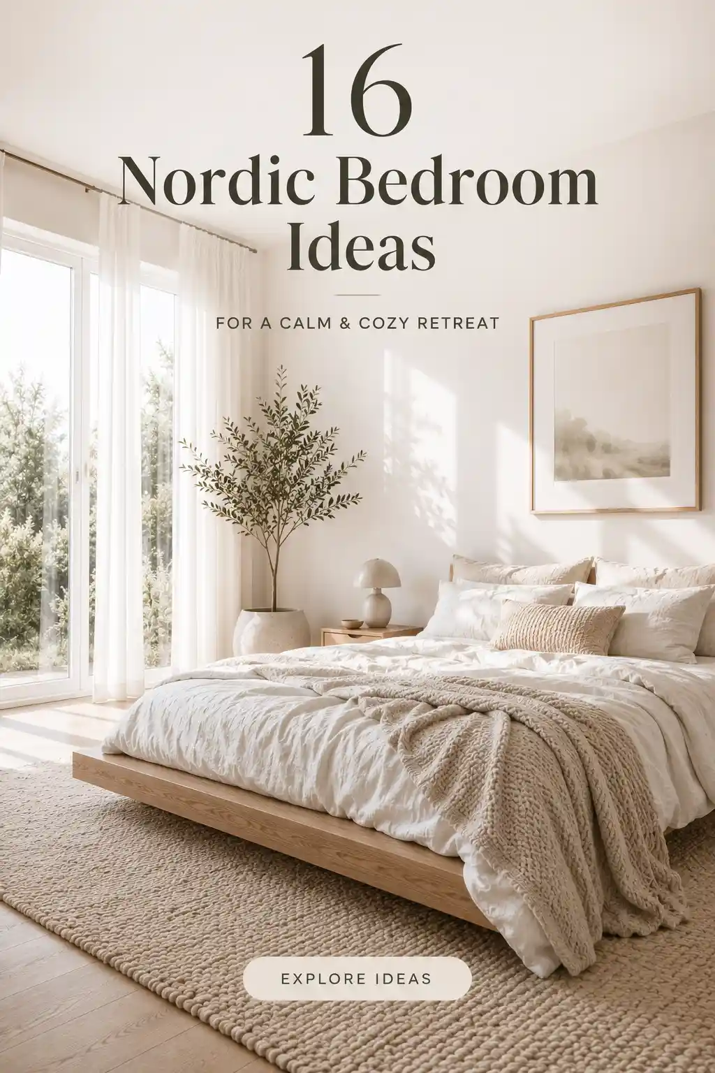 16 Serene Nordic Style Bedroom Ideas for a Minimalist Sanctuary
